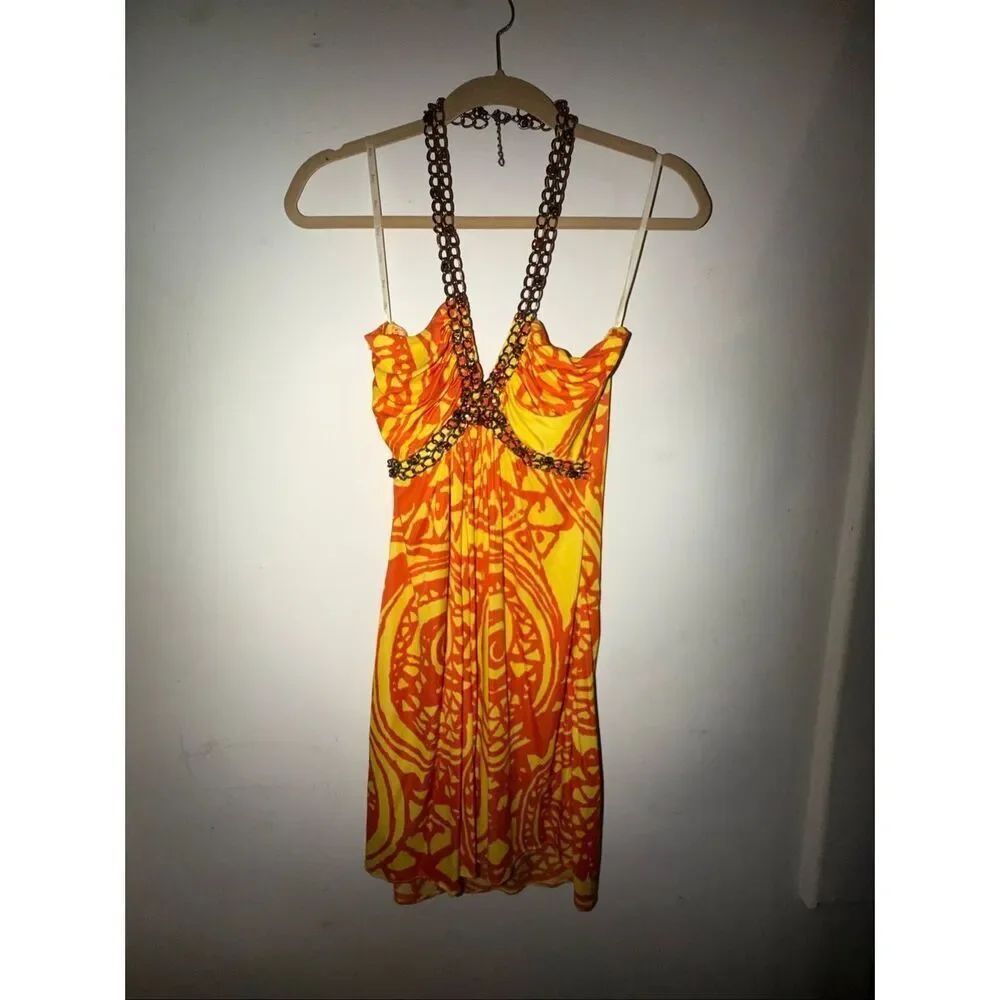 Sky top size M yellow and orange